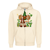 Sandshell St. Patrick's Bad and boozy with gnome Zipper Hoodie - HowdyJamesFarm