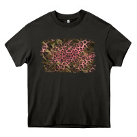 Asphalt Camouflage Pink Leopard Background Heavy Core Tee - Jasminsmagicworld