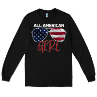 Black All American Girl Long Sleeve Tee - Bettercallsaul