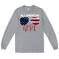 Heather Grey All American Girl Long Sleeve Tee - Bettercallsaul