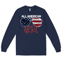 Navy All American Girl Long Sleeve Tee - Bettercallsaul