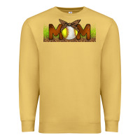 Antique Gold Baseball And Softball Mom Libbey Glass Premium Sweatshirt - BundleAndBundleShop