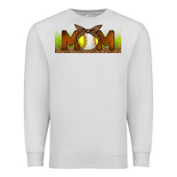 Dove Grey Baseball And Softball Mom Libbey Glass Premium Sweatshirt - BundleAndBundleShop