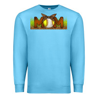 Ocean Blue Baseball And Softball Mom Libbey Glass Premium Sweatshirt - BundleAndBundleShop