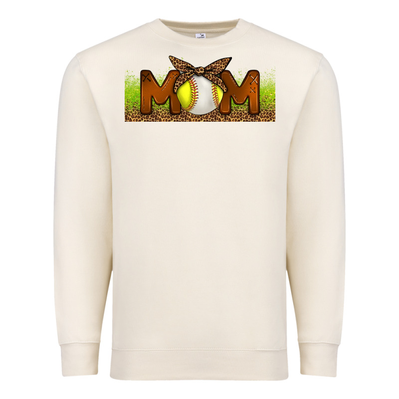 Baseball And Softball Mom Libbey Glass Premium Sweatshirt by BundleAndBundleShop | Teevron