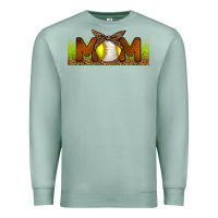 Seafoam Baseball And Softball Mom Libbey Glass Premium Sweatshirt - BundleAndBundleShop