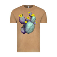 Vintage Camel Opunthia Santa Rita Cactus Vintage Tee - LillyAllenDesigns