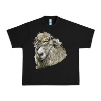 Black lincoln sheep head Urban Heavy Tee - LillyAllenDesigns