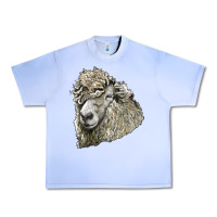 Grape Ice lincoln sheep head Urban Heavy Tee - LillyAllenDesigns