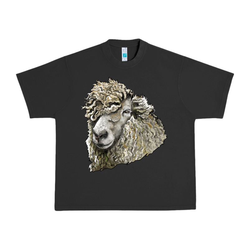 Lincoln Sheep Head Urban Heavy Tee by LillyAllenDesigns | Teevron