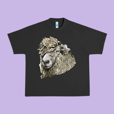 Lincoln Sheep Head Urban Heavy Tee Designed By Lillyallendesigns
