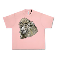 Salmon lincoln sheep head Urban Heavy Tee - LillyAllenDesigns