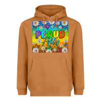 Meerkat LGBTQ+ Proud Ally With Daisy Tumbler Heavyweight Hoodie - BundleAndBundleShop
