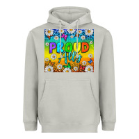 Moon Dust LGBTQ+ Proud Ally With Daisy Tumbler Heavyweight Hoodie - BundleAndBundleShop