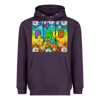 Plum LGBTQ+ Proud Ally With Daisy Tumbler Heavyweight Hoodie - BundleAndBundleShop