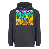 Smoke LGBTQ+ Proud Ally With Daisy Tumbler Heavyweight Hoodie - BundleAndBundleShop