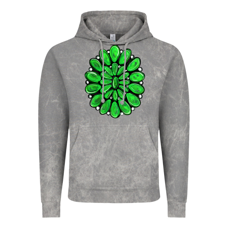 Green Gemstone Vintage Hoodie by RanaPortraitStore | Teevron