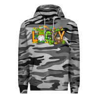 Slate Camo St. Patrick's Lucky gnome Premium Hoodie - OliviaCreatesArt