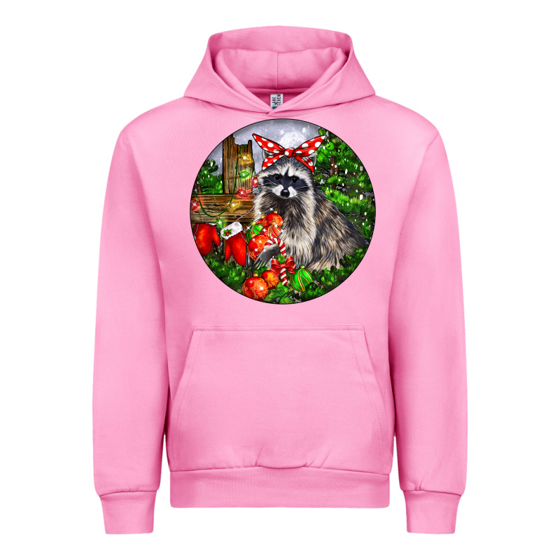 Christmas Raccoon Urban Hoodie by LillyAllenDesigns | Teevron