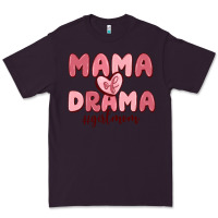 Plum mama of drama girl mom Premium Tee - MaliasSmallBusiness