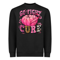 Black go fight cure pumpkin Heavyweight Sweatshirt - texasbilliewilder