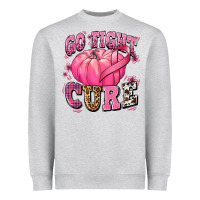 Heather Grey go fight cure pumpkin Heavyweight Sweatshirt - texasbilliewilder