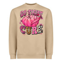 Mushroom go fight cure pumpkin Heavyweight Sweatshirt - texasbilliewilder