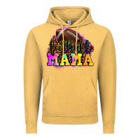 Vintage Mustard football mama Vintage Hoodie - LillyAllenDesigns