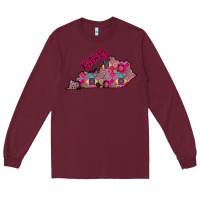 Burgundy Pink Kentucky Long Sleeve Tee - Bettercallsaul