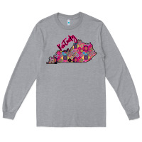 Heather Grey Pink Kentucky Long Sleeve Tee - Bettercallsaul
