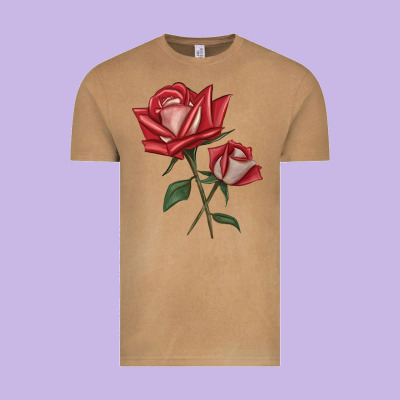 Love Rose Vintage Tee Designed By Lillyallendesigns