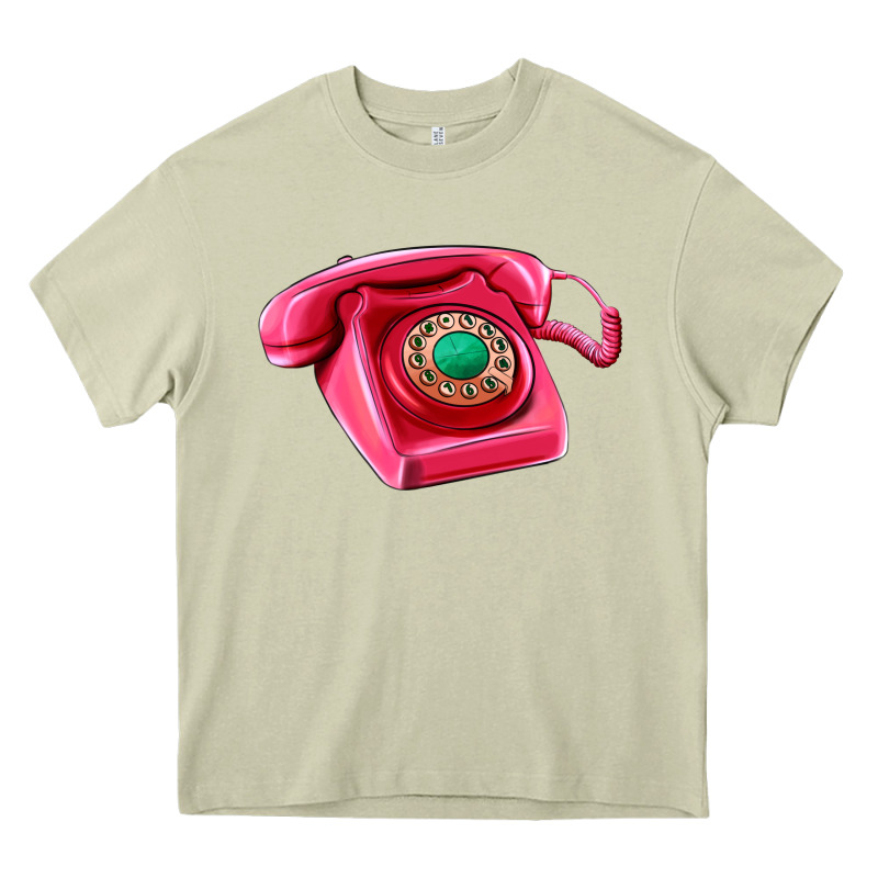 Pink Telephone Heavy Core Tee by AdoDesignShop | Teevron