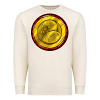 Sandshell american football round earrings Premium Sweatshirt - BundleAndBundleShop