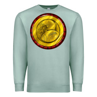 American Football Round Earrings Premium Sweatshirt | Teevron