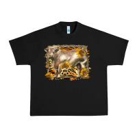Black western charolais bull Urban Heavy Tee - LillyAllenDesigns