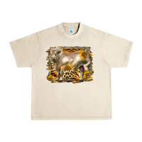 Sandshell western charolais bull Urban Heavy Tee - LillyAllenDesigns
