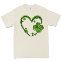 Bone st patricks day shamrock heart Premium Tee - MaliasSmallBusiness