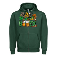 Sports Green Bad and boozy St. Patrick's Day Zipper Hoodie - CowGirlArtShop