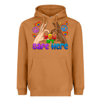 Meerkat LGBTQ+ You Are Safe Here Heavyweight Hoodie - BundleAndBundleShop