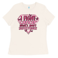 Bone i fight cancer whats your super power Ladies Tee - MaliasSmallBusiness