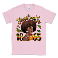 Bubblegum Pink juneteenth 1865 black woman Classic Tee - LillyAllenDesigns