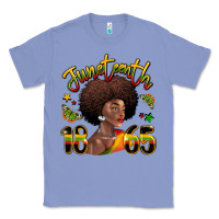 Colony Blue juneteenth 1865 black woman Classic Tee - LillyAllenDesigns