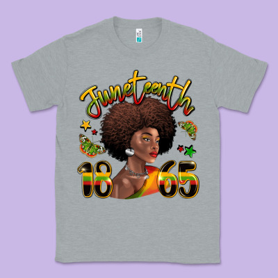 Juneteenth 1865 Black Woman Classic Tee Designed By Lillyallendesigns