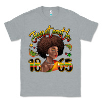 Heather Grey juneteenth 1865 black woman Classic Tee - LillyAllenDesigns