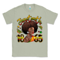 Matcha juneteenth 1865 black woman Classic Tee - LillyAllenDesigns