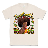 Natural juneteenth 1865 black woman Classic Tee - LillyAllenDesigns