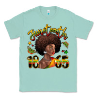 Seafoam juneteenth 1865 black woman Classic Tee - LillyAllenDesigns