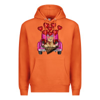 Carrot valentines day tedybear truck Premium Hoodie - RanaPortraitStore