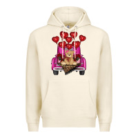Tofu valentines day tedybear truck Premium Hoodie - RanaPortraitStore