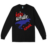 Black 4th of July Dinosaur Long Sleeve Tee - Bettercallsaul
